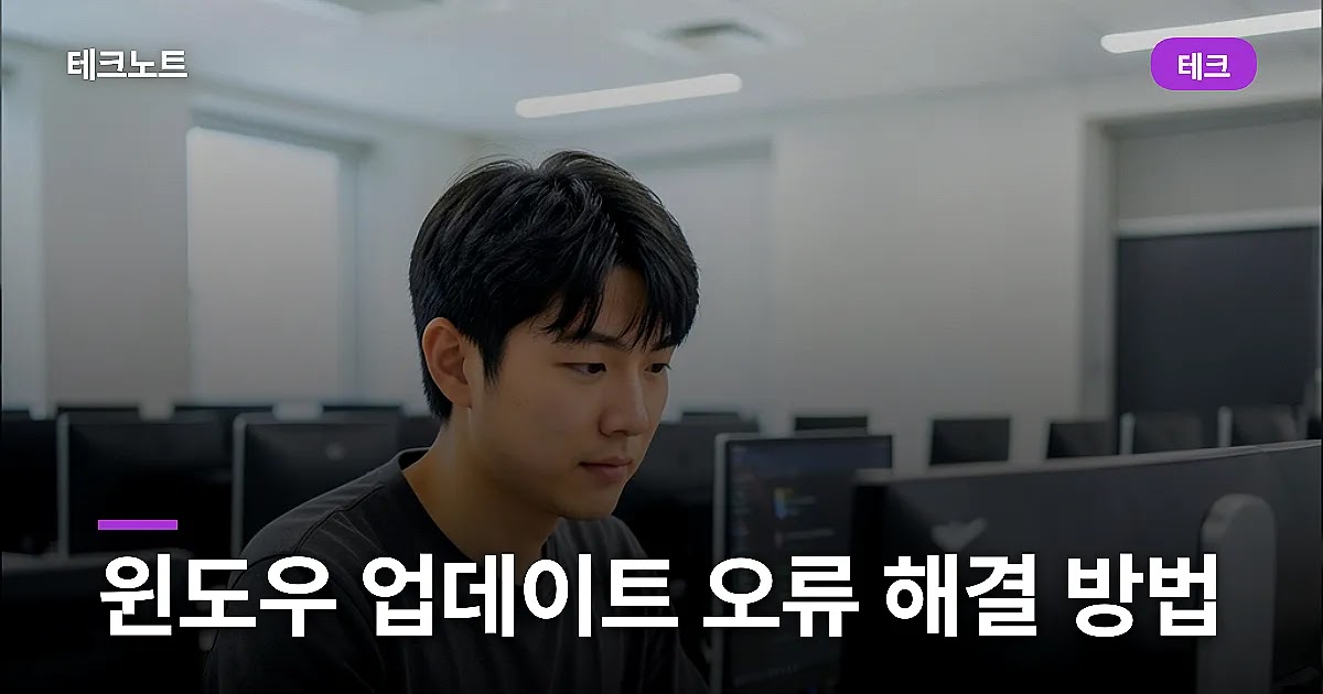 윈도우 업데이트 오류 해결 방법